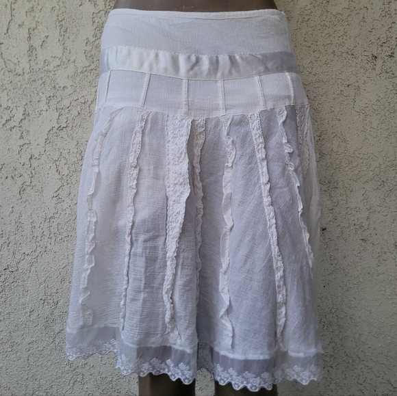 Dresses & Skirts - White Lace Skirt